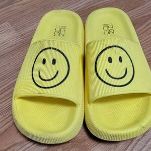 Yellow Smiley Face Kids Slides